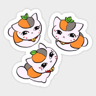 I draw more three nyanko sensei / Natsume's Book of Friends movie Sticker